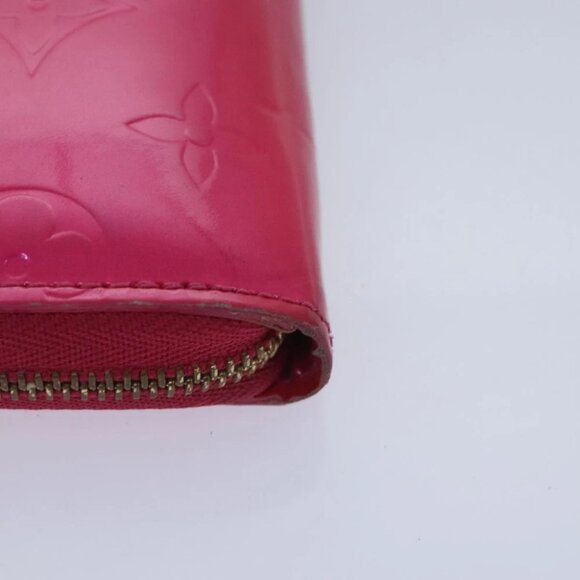 LOUIS VUITTON Monogram Vernis Eldridge Wallet Fuchsia Pink M91240 LV Auth 93651 - Picture 14 of 16